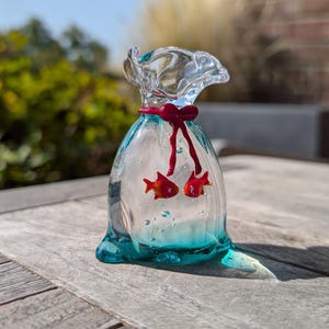 金魚の入ったバッグ - ムラーノガラス - Etsy 日本