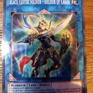 Black Luster Soldier Yugioh PROXY Soldier of ChaosCard Orica Custom Card