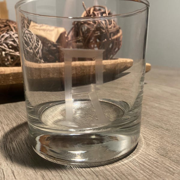 Old Fashioned and Double Old Fashioned Rocks Glasses Engraved With ...