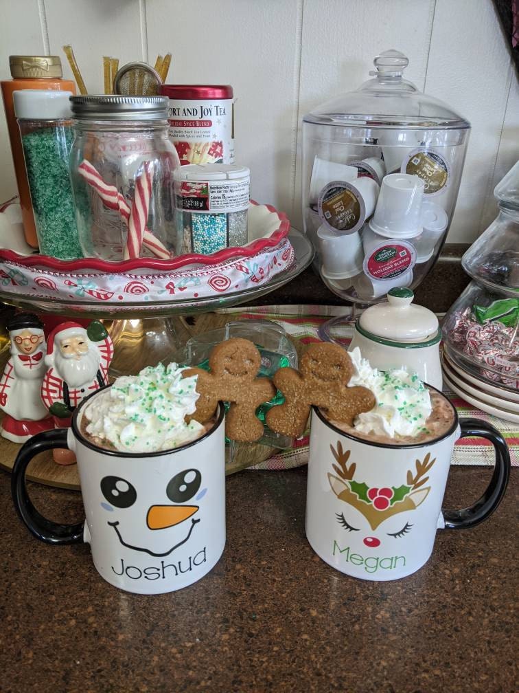 secret santa gift, snowman face mug, personalized hot chocolate mugs, funny coffee mugs
