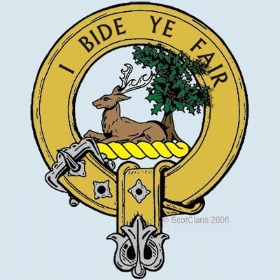 Arbuthnot Modern Tartan Crest Garden Flag
