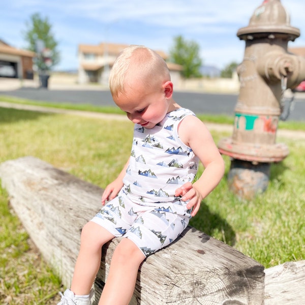 Little Rascal Sweater Pattern Lil' Rascal Romper PDF Pattern: Knit Baby Romper Pattern, Knit Toddler ...