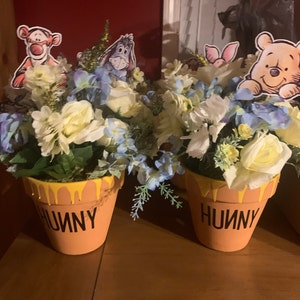 Winnie the Pooh Centerpiece idea #beforeandafter #adayinmylife #olympi