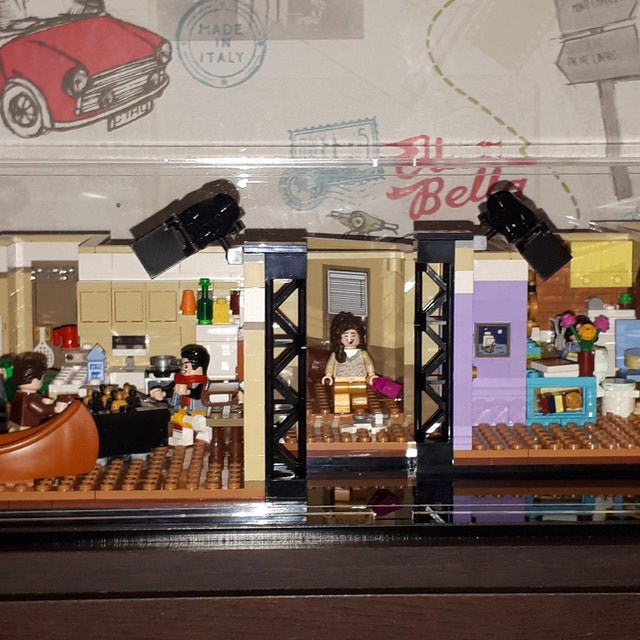 Vitrine Plexiglas pour LEGO® 10292 Les Appartements de FRIENDS