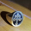 Anello Sigillo Cavalieri Templari – Realizzato A Mano In Argento 925 – Gioiello Artigianale Unico - Foto 1