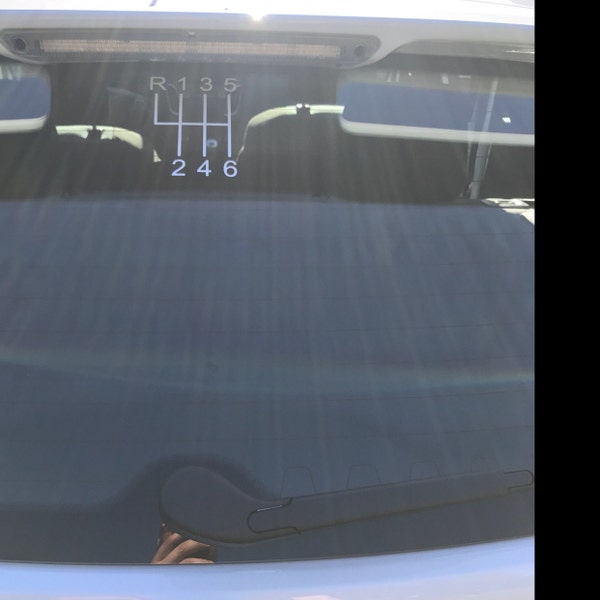 Custom Shift Pattern Decal Manual Stick Shift Vinyl Sticker - Etsy