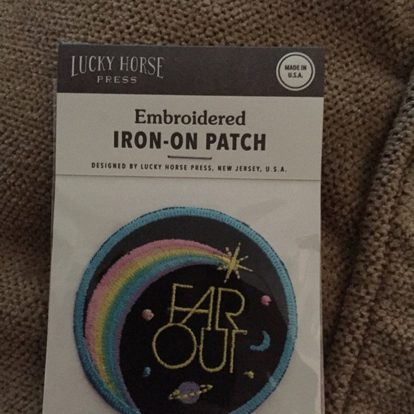 Far Out Iron on Patch - Etsy