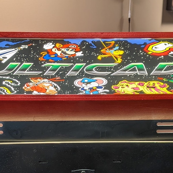 Mame Arcade Multicade Marquee for Reproduction Header/backlit Sign - Etsy