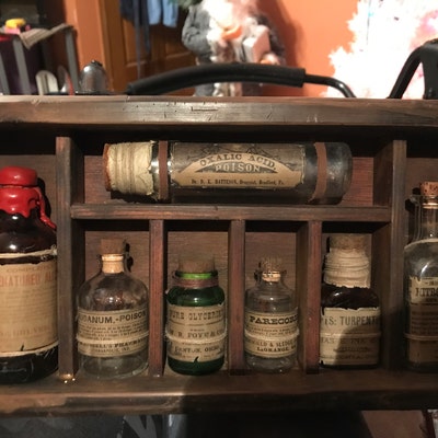 Nitroglycerin Bottle in Vintage Packing Box Prop - Etsy