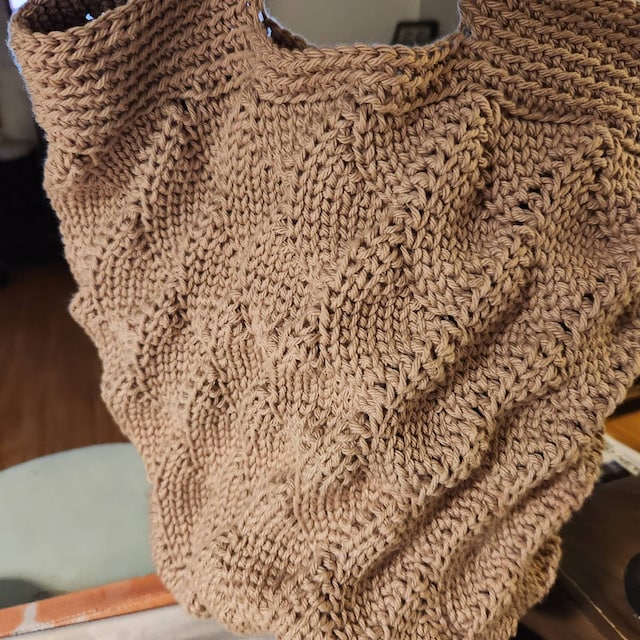A customer's finished Journey Under the Sea Bag Crochet Pattern + Video