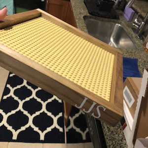 Functional Hand-crafted Wood LEGO® Trays