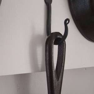4 Hand Forged Hooks Made by Blacksmith Hang Pots & Pans - Etsy