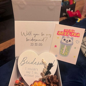Taylor added a photo of their purchase