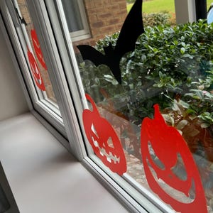 86 Halloween Fensteraufkleber Aus Gel – Kürbis, Geister, Fledermäuse & Mehr Für Gruselig-süße Dekoration