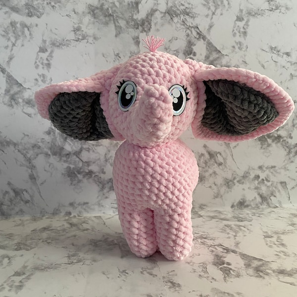 Eleanor the Elephant CROCHET PATTERN, Amigurumi Crochet Pattern, PDF - Etsy