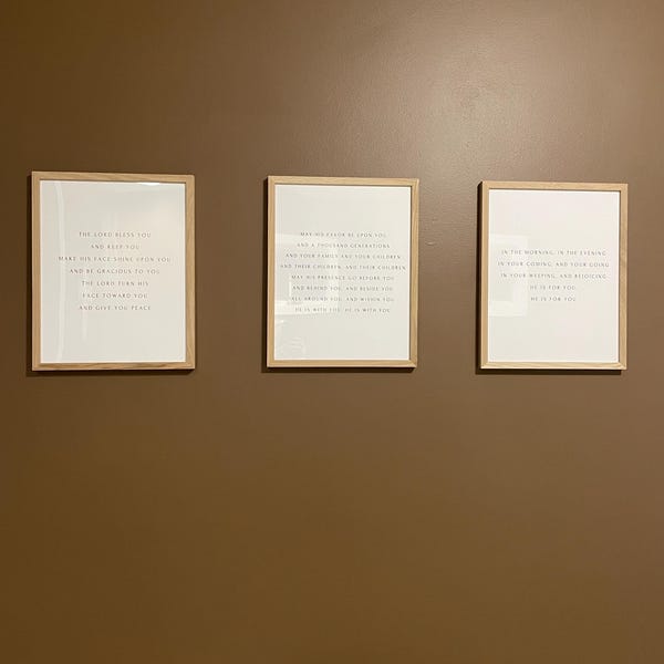 Printed Scripture Poster, Be Still & Know, Psalm 46:10, Christian Wall ...
