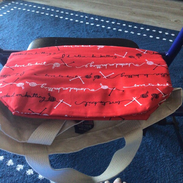 Knitting Needle Holder Knitting Pattern Boho Wall Hanging Knitting