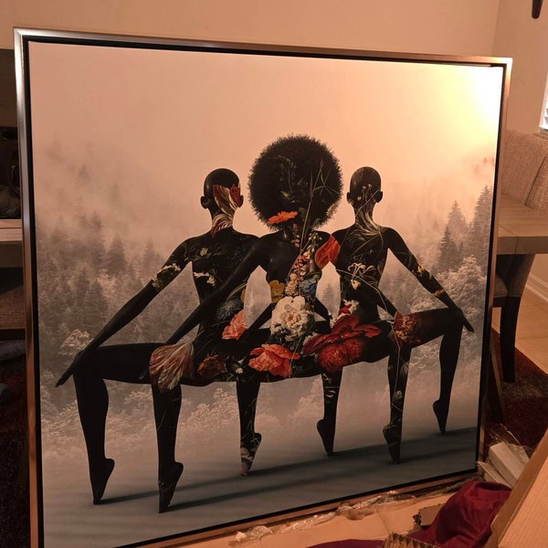 African American Wall Art for Living Room | Black Art Home Decor ...