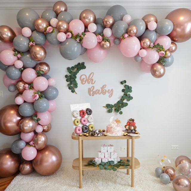 Kit D'arche De Guirlande De Ballons Roses 103 Pièces Avec Ballons  Métalliques Rose Vif Or Rose Pour Fête À Thème Filles Anniversaire Baby  Shower Princesse Décoration Sur Le Thème Décoration De La