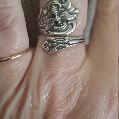 Bee Spoon Ring - Etsy