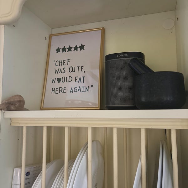 Aesthetic Kitchen Decor Cute Cooking Art Kitchen Wall Art Print