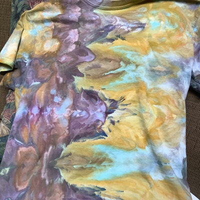 Monet Garden Ice Dyed Sweatshirt Tie Dyed - Etsy