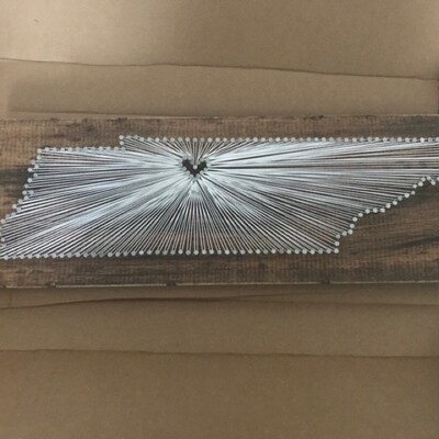 Tennessee String Art Tennessee Decor State String Art - Etsy