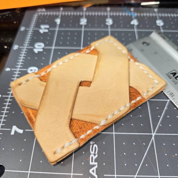 Leather Card Holder Pattern, Leather Card Holder Pdf, Card Holder