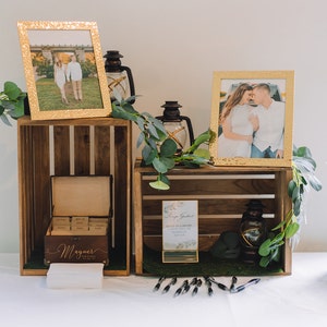 Wedding Guest Book Alternative Wooden Personalized Guestbook for ...