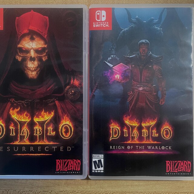 DIABLO II (2) - Resurrected - Custom Nintendo Switch Boxart With