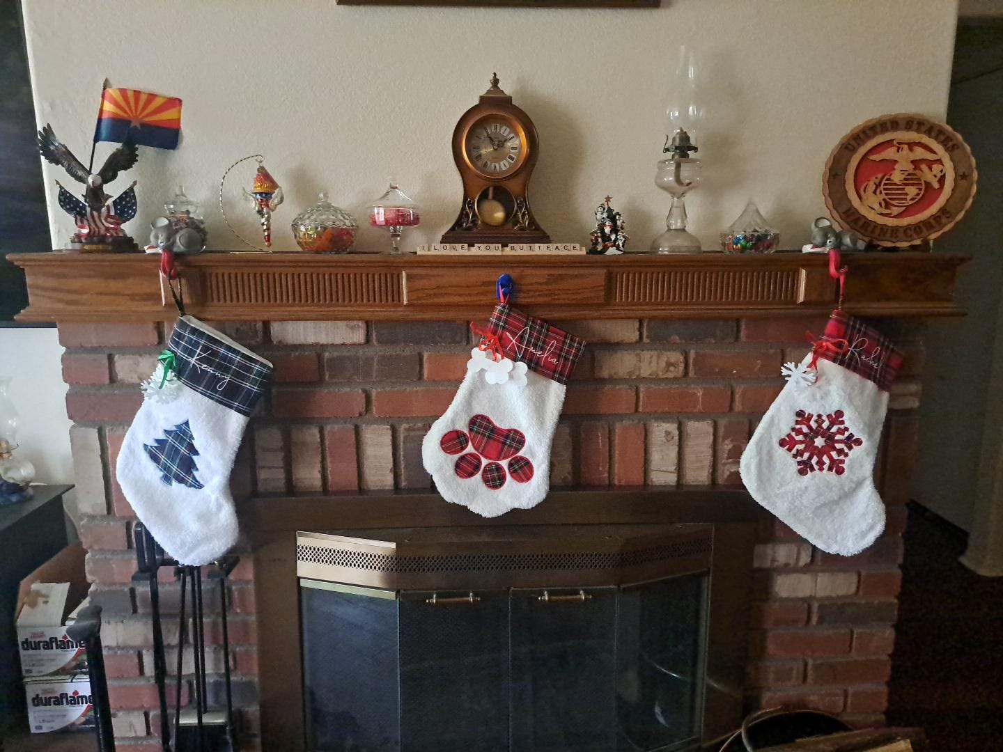 Personalized Pet Stockings,Custom Christmas Stocking,Dog Cat Paw Stocking,Holiday Stockings,Christmas Gift,2025 Family Stocking,Xmas Decor