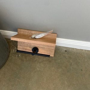 100cm Australian Made Tasmanian Oak Bathroom Shelf With Chrome 90cm ...