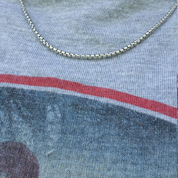 Round Box Chain, 2mm Round Box Chain, Sterling Silver Chain, .925 ...