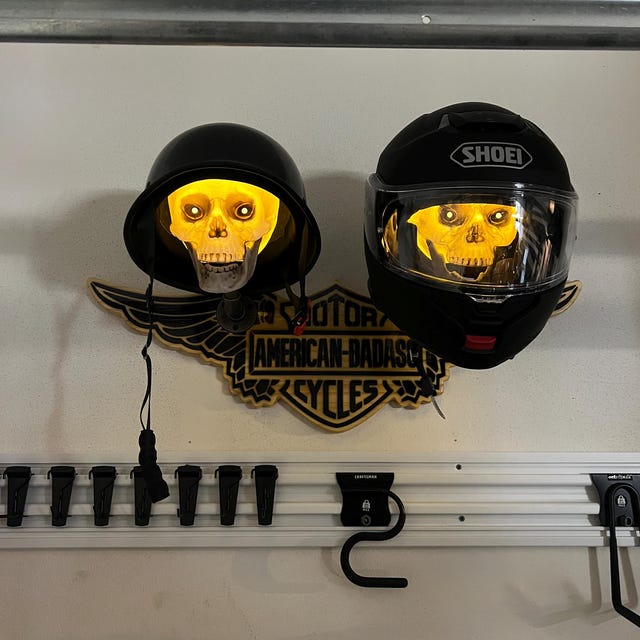 Helmet Rack Handmade Motorcycle Helmets Motorcycle Helmet Rack