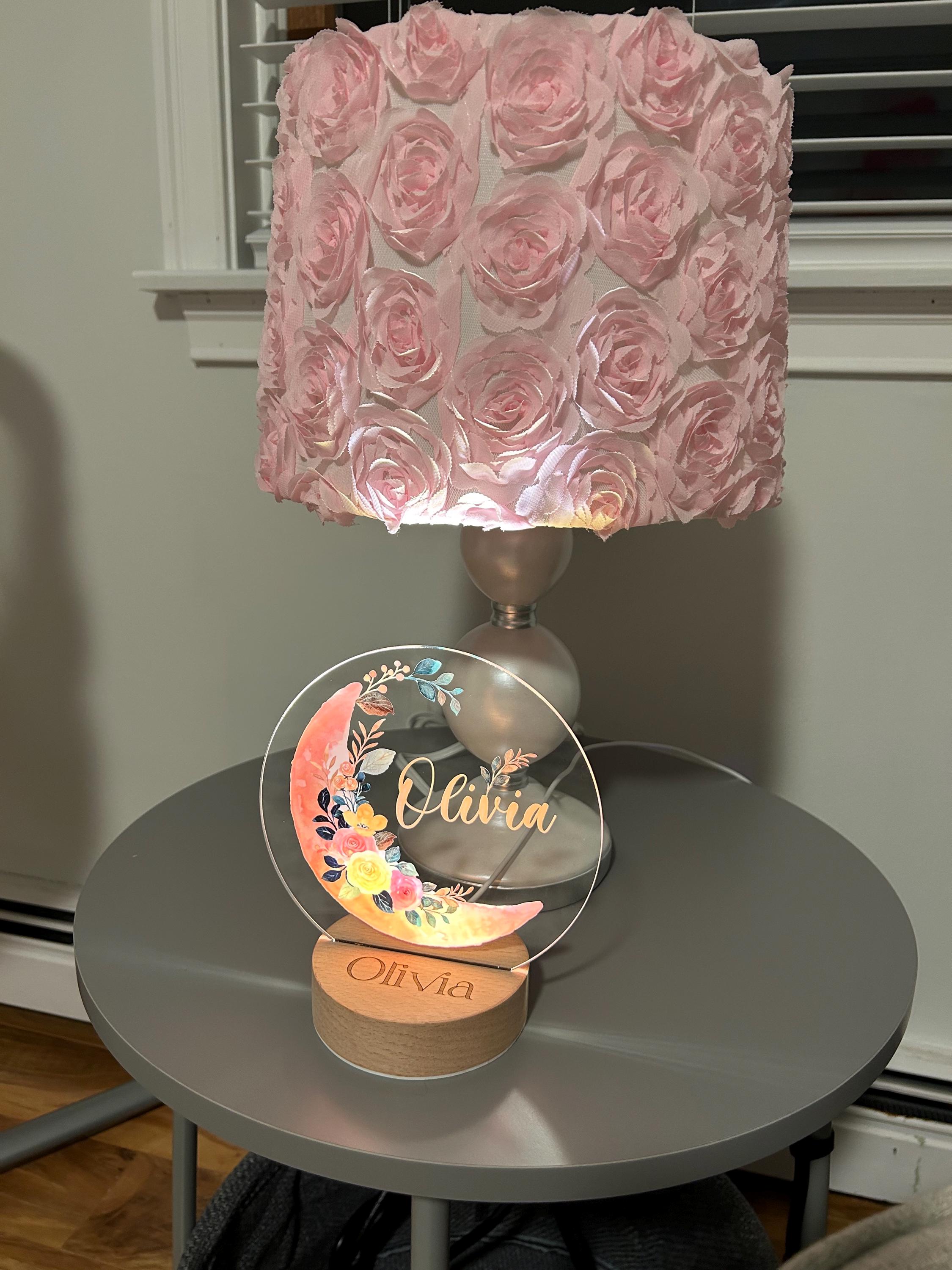 Baby Girl Gift, Personalized Night Light for Kids, Custom Night Light, Infant Gift, Personalized Lamp, Name Night Light
