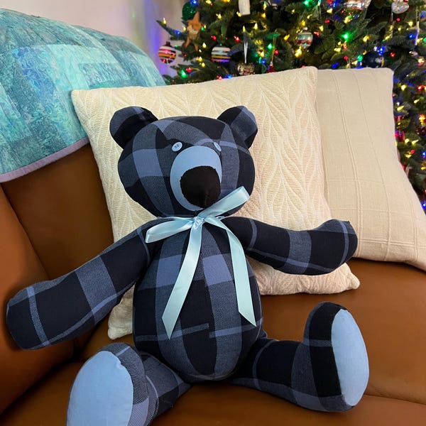 Memory Bear Sewing Pattern: Easy Keepsake Bear Tutorial (PDF Pattern ...