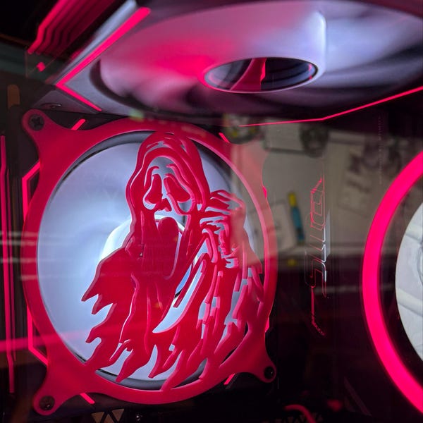 Butterfly Gaming Computer Fan Shroud/ Grill /cover Custom 3D Printed ...