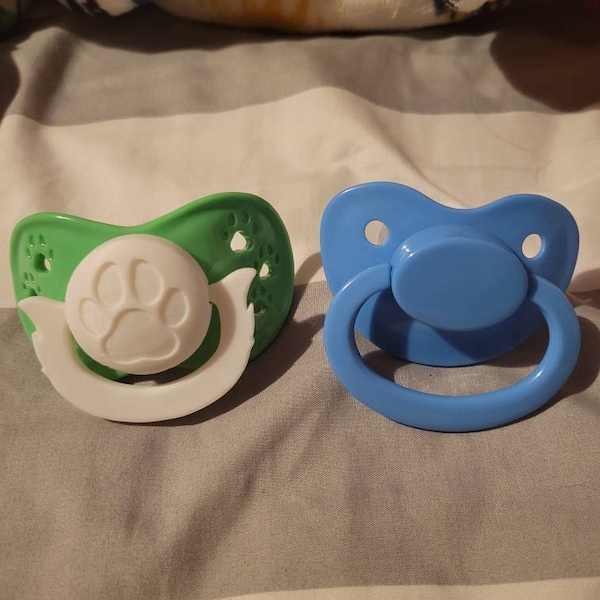 Paw Print Adult Pacifier ABDL - Etsy