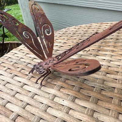 Rusty Metal Stag Beetle 3d Sculpture / Beetle Gift / Bug Gift / 3d ...