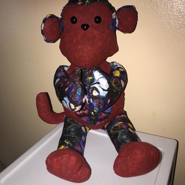 Mikey the Monkey Sewing Pattern: Memory Keepsake (PDF Pattern) - Etsy