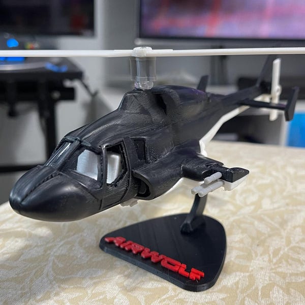 AIRWOLF 12' Inches 3D Print Model - Etsy