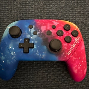 Custom Cosmic Space Galaxy Themed Nintendo Switch Joy-con 