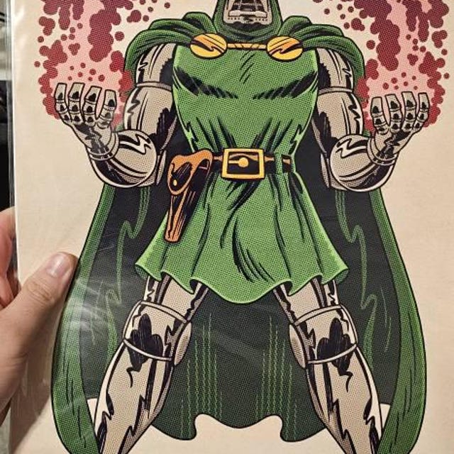 Dr. Doom, Signed 11 x 17 Color Print by Darryl Young - Etsy 日本