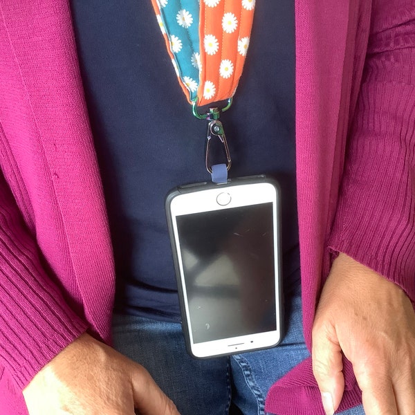 Handsfree Mobile Phone Holder Crossbody Lanyard Universal Adjusts ...