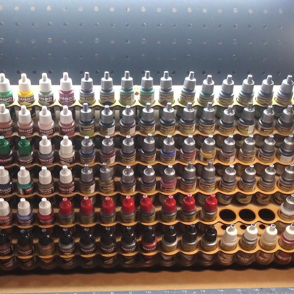 LITKO Hobby Paint Storage Rack | 17-18ml Dropper Bottle Organizer ...