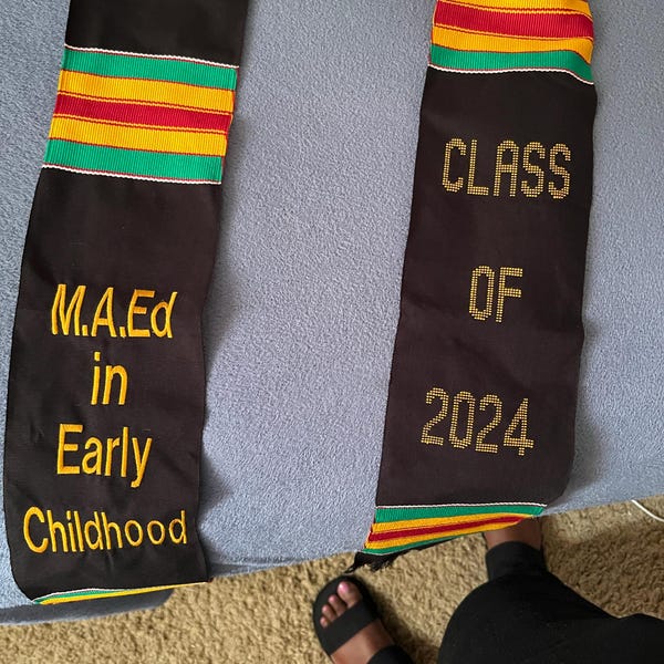 Grad Stole JABECODIFA Custom Graduation Stole Class Of 2025 Graduation Sash Custom