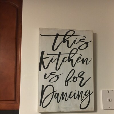 Wall Decor Ideas / Happy Quotes / Kitchen Decor / This Kitchen is for ...