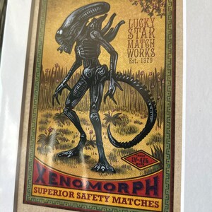 Xenomorph Matchbox Art- 5
