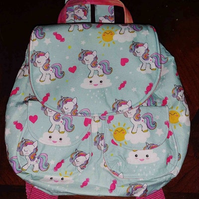 Blake Toddler Backpack PDF Sewing Pattern, School Bag Pattern, Kids Bag ...