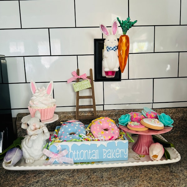 Fake Easter Cupcake, Fake Bunny Ears Cupcake, Bunny Cupcake, Easter ...